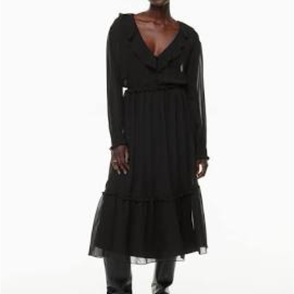 Aritzia Julia black maxi dress - unlined NWT